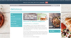 Desktop Screenshot of delicious.magazine.co.uk