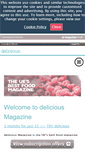 Mobile Screenshot of delicious.magazine.co.uk